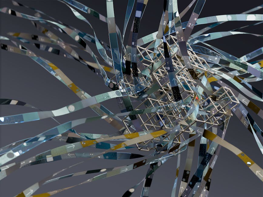 Colorful AI-generated abstract artwork displayed on computer monitor with generation controls visible