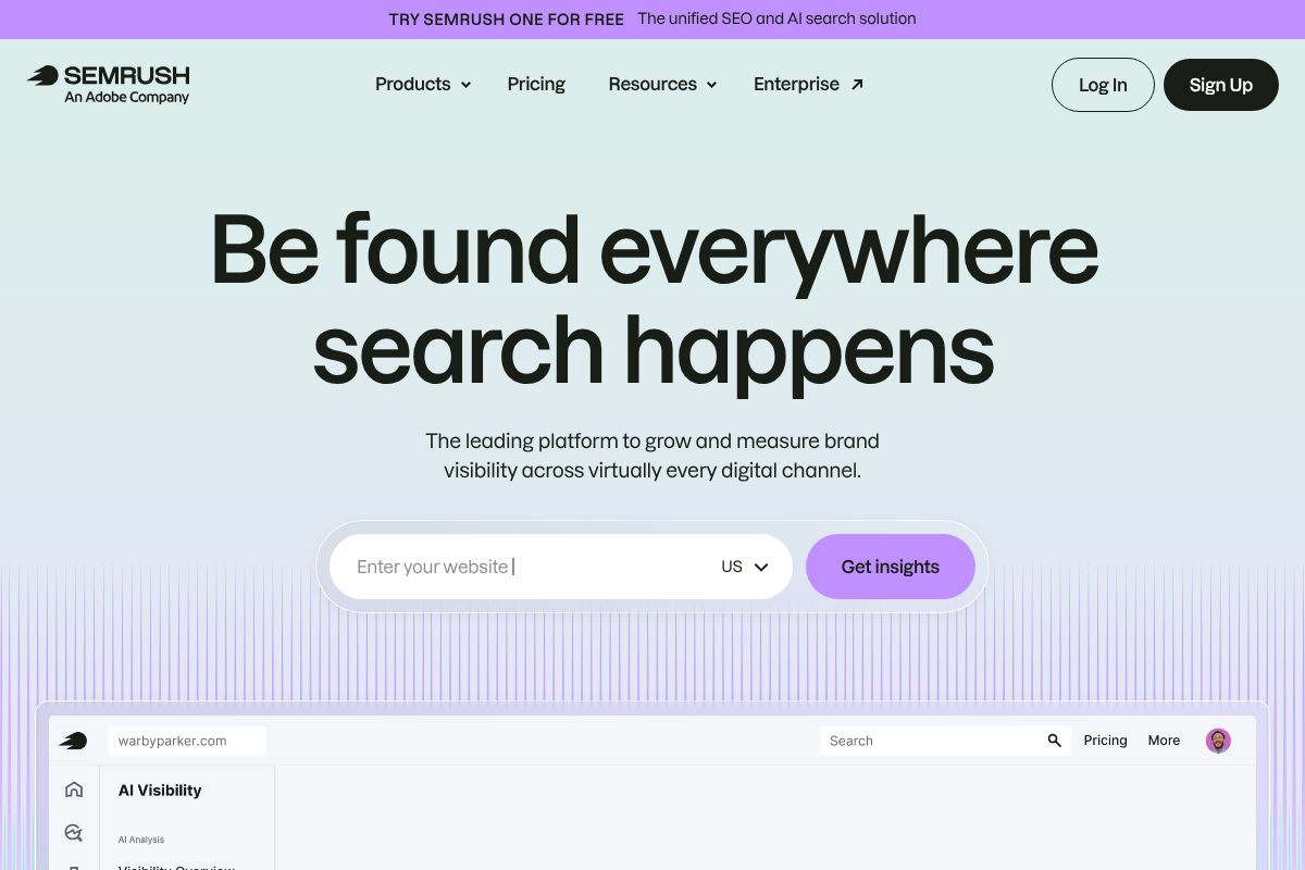 Best AI for Content Writing in 2026: Top Tools Compared Semrush dashboard screenshot