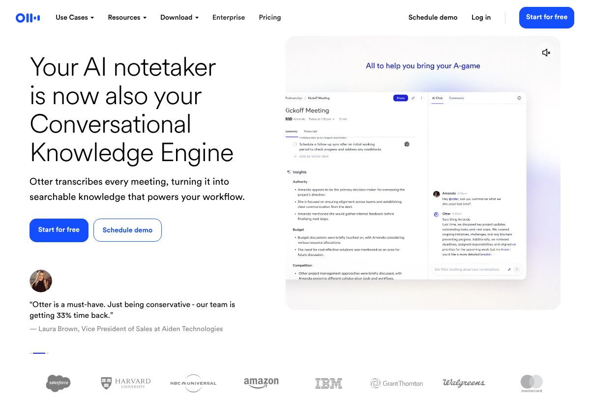 Otter.ai dashboard screenshot